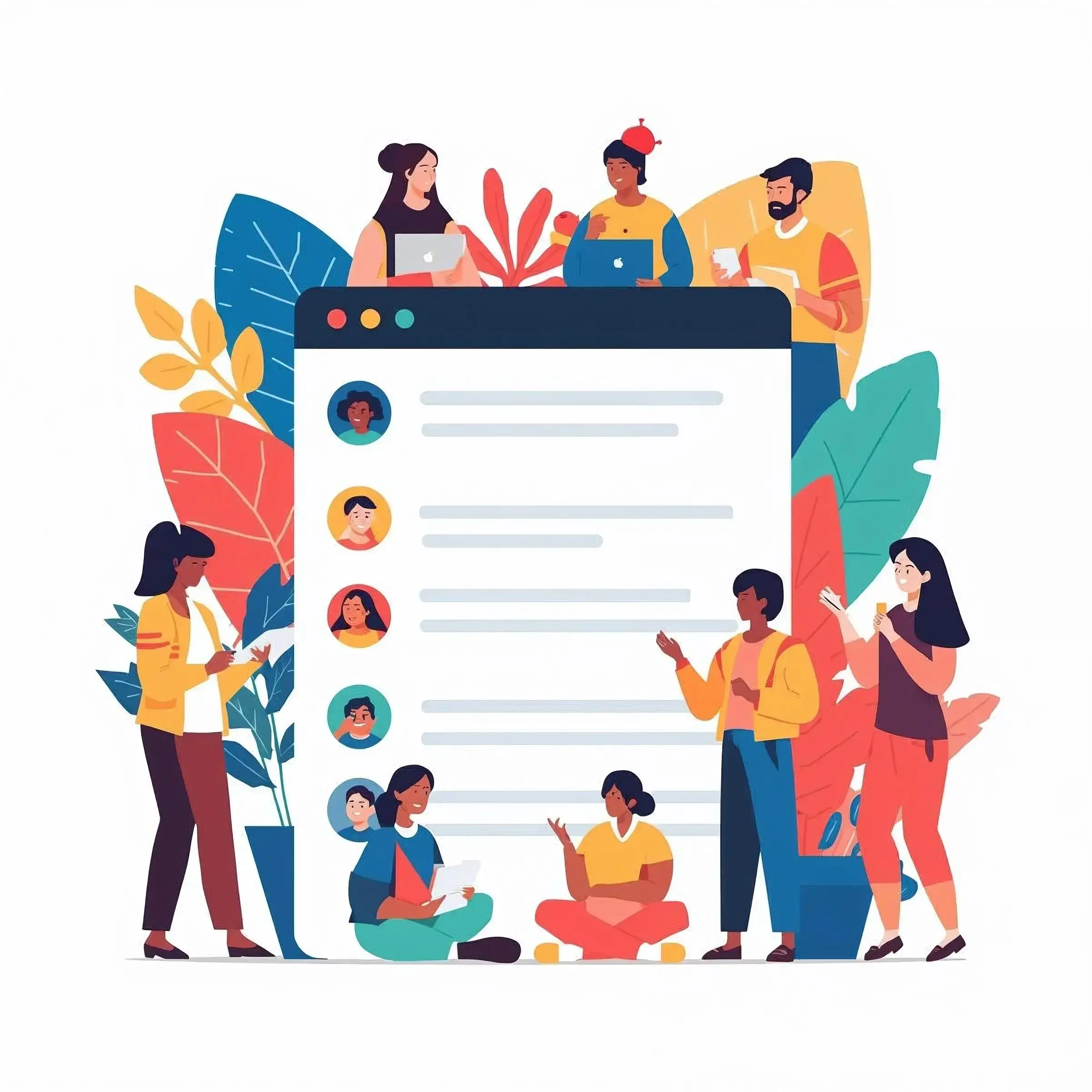 MAKE A ILLUSTRATION VECTOR WITH HUMAN AND FAQ BLOG 1 1 HOME
